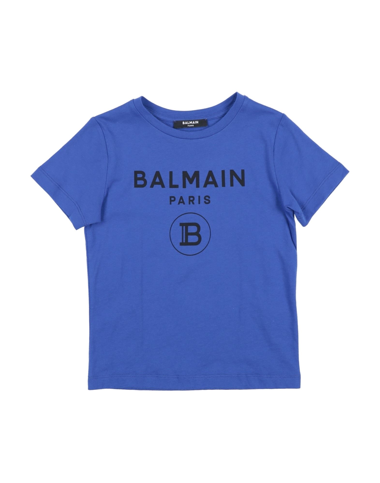 Balmain Kids'  T-shirts In Blue