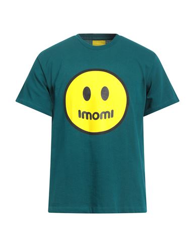 Imomi Man T-shirt Deep Jade Size S Cotton In Green