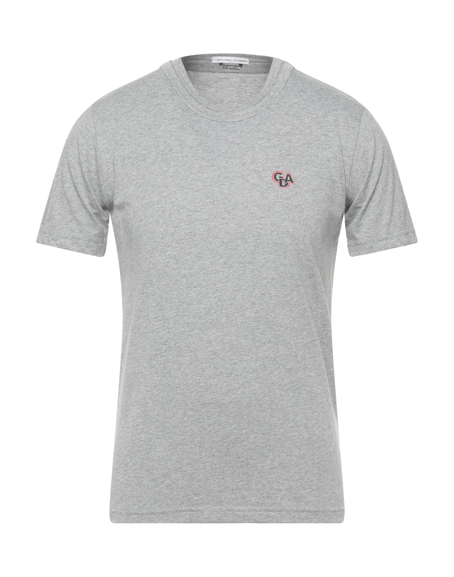 Grey Daniele Alessandrini T-shirts In Gray