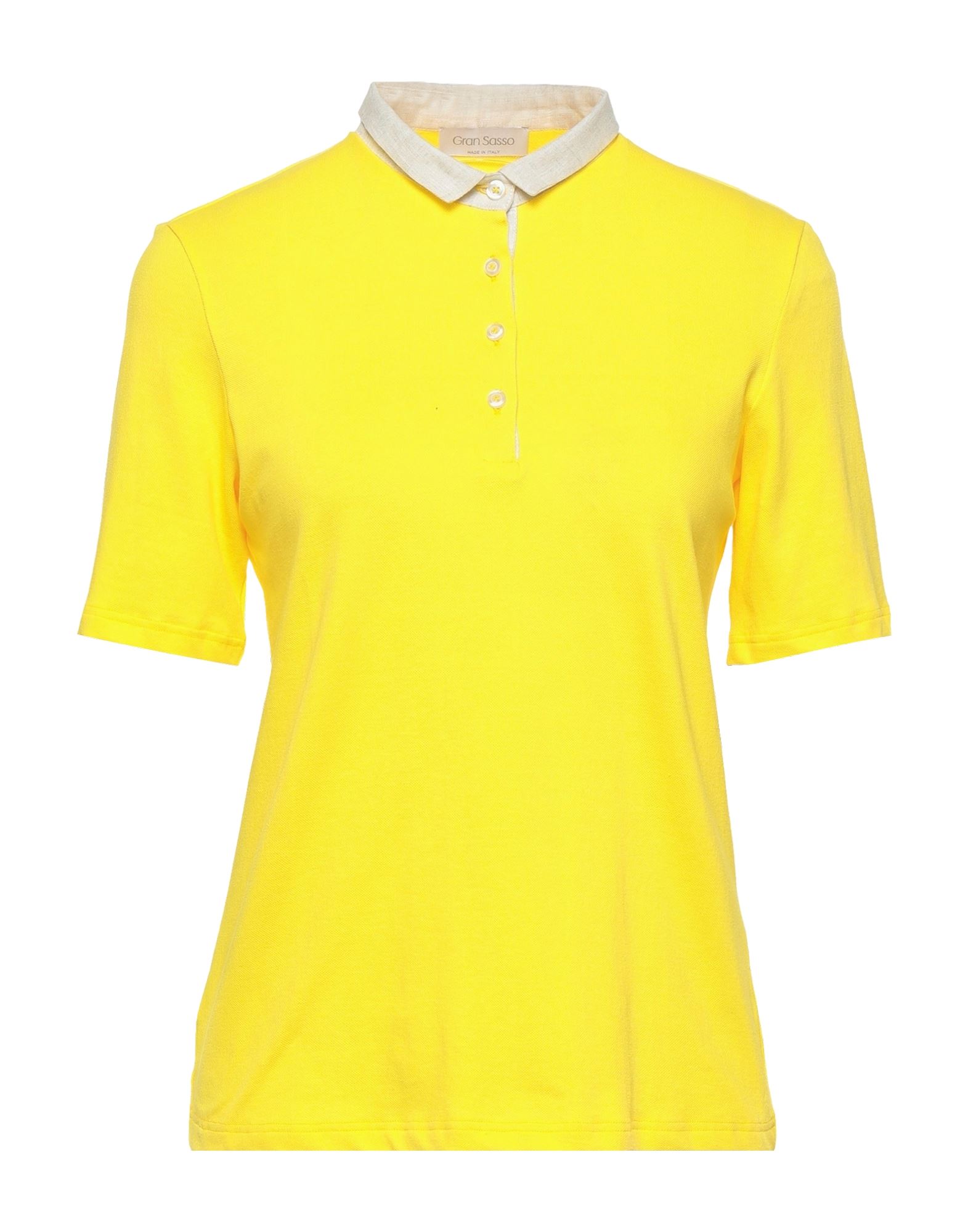 Gran Sasso Polo Shirts In Yellow