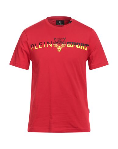 Plein Sport Man T-shirt Red Size Xxl Cotton In Red