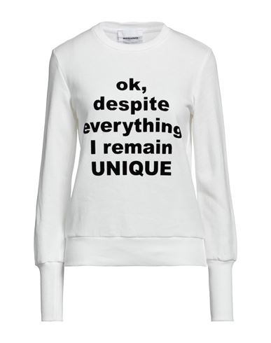 Brand Unique Woman Sweatshirt Off White Size 0 Cotton