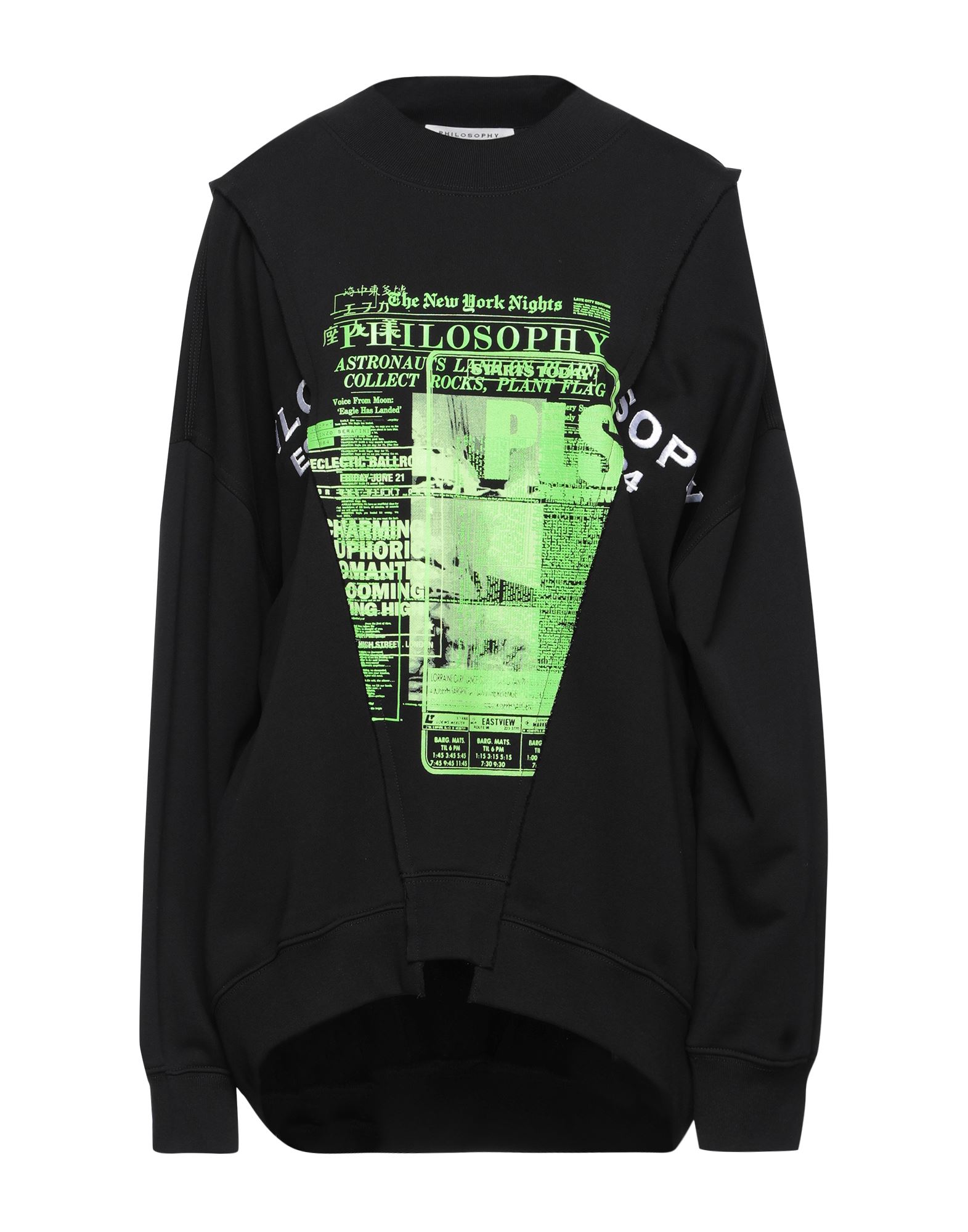 Philosophy Di Lorenzo Serafini Sweatshirts In Black