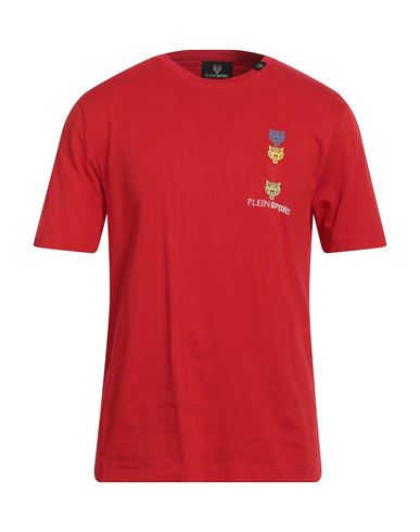 Plein Sport Man T-shirt Red Size Xxl Cotton