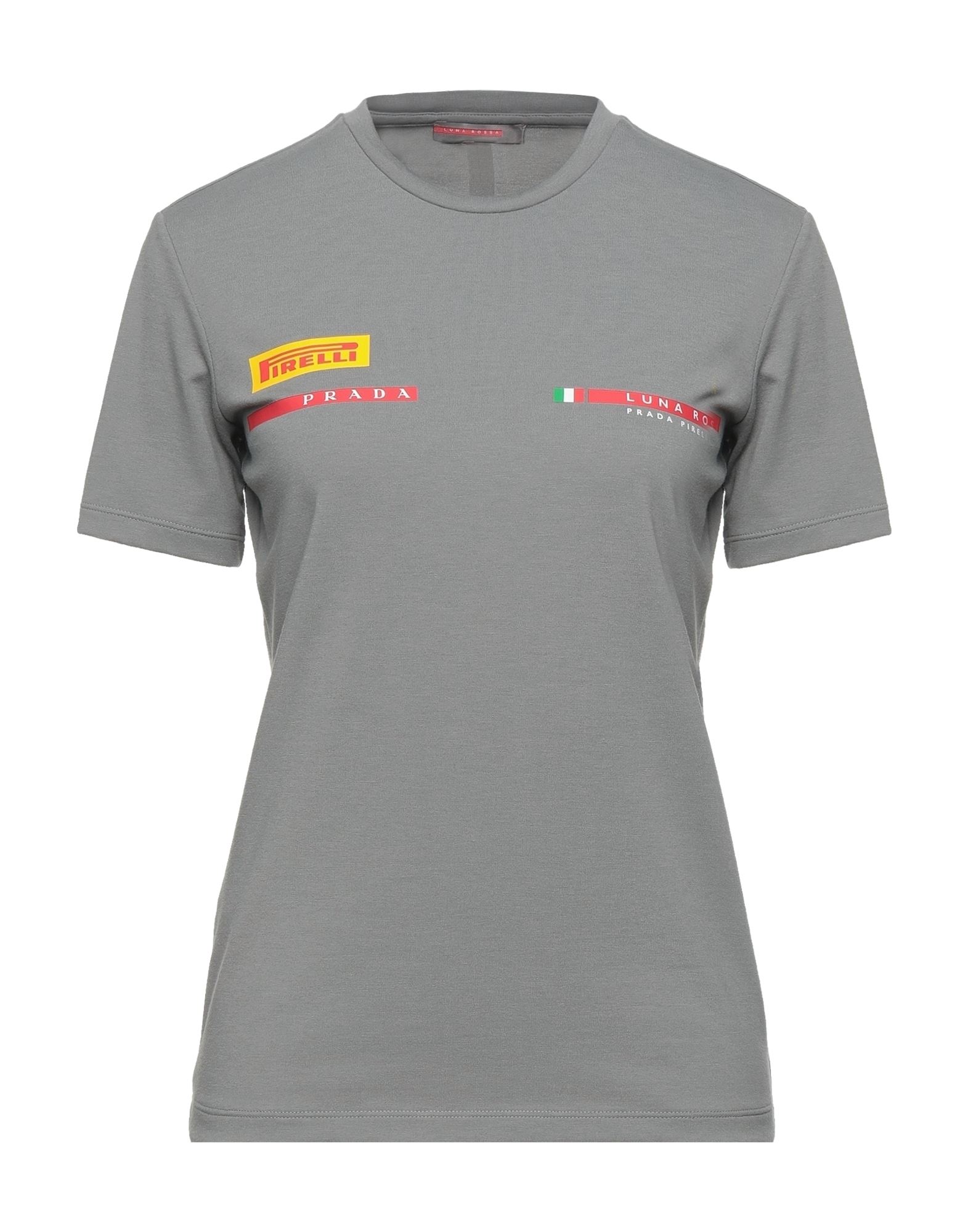 Prada Luna Rossa T-shirts In Grey