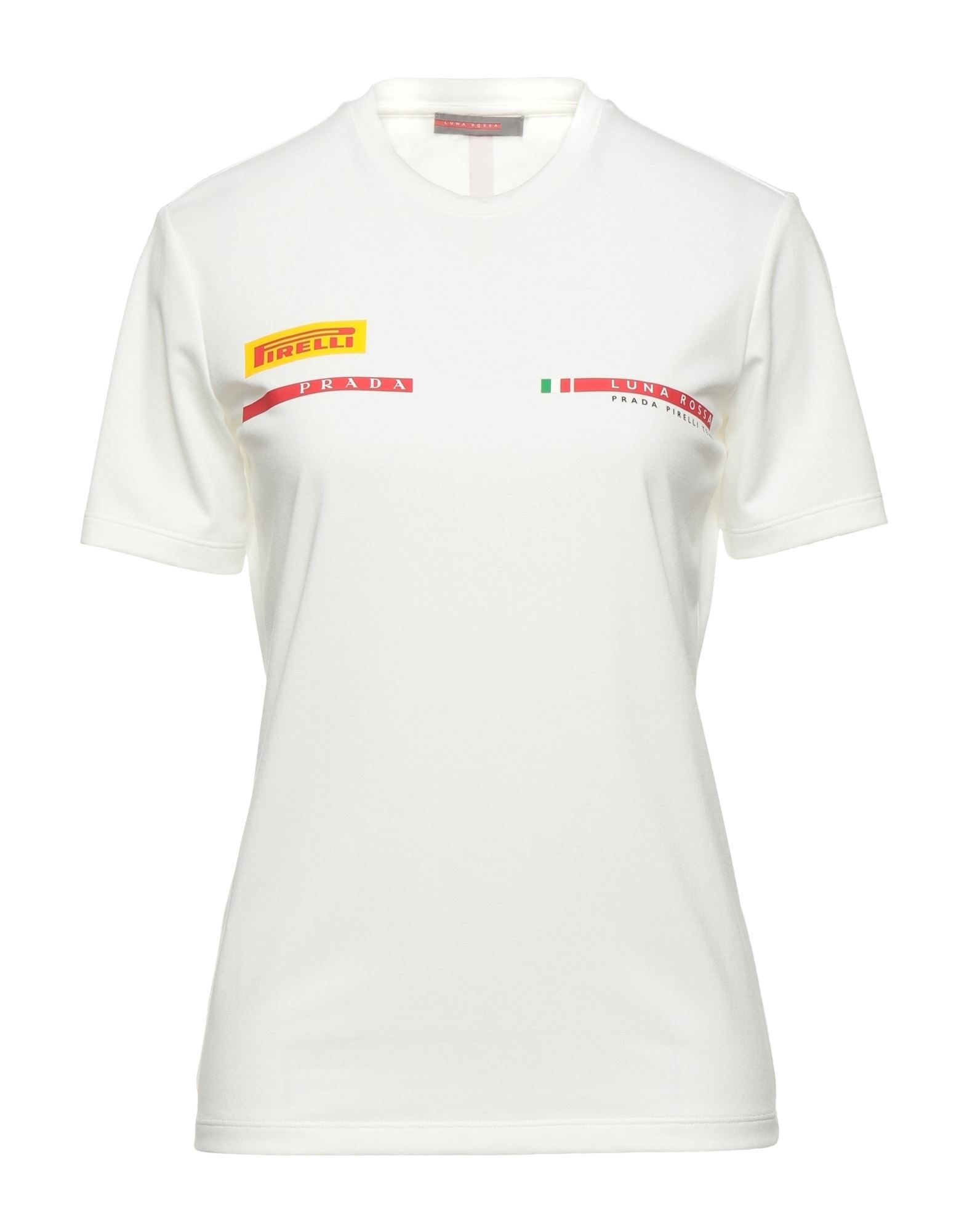 Prada Luna Rossa T-shirts In White