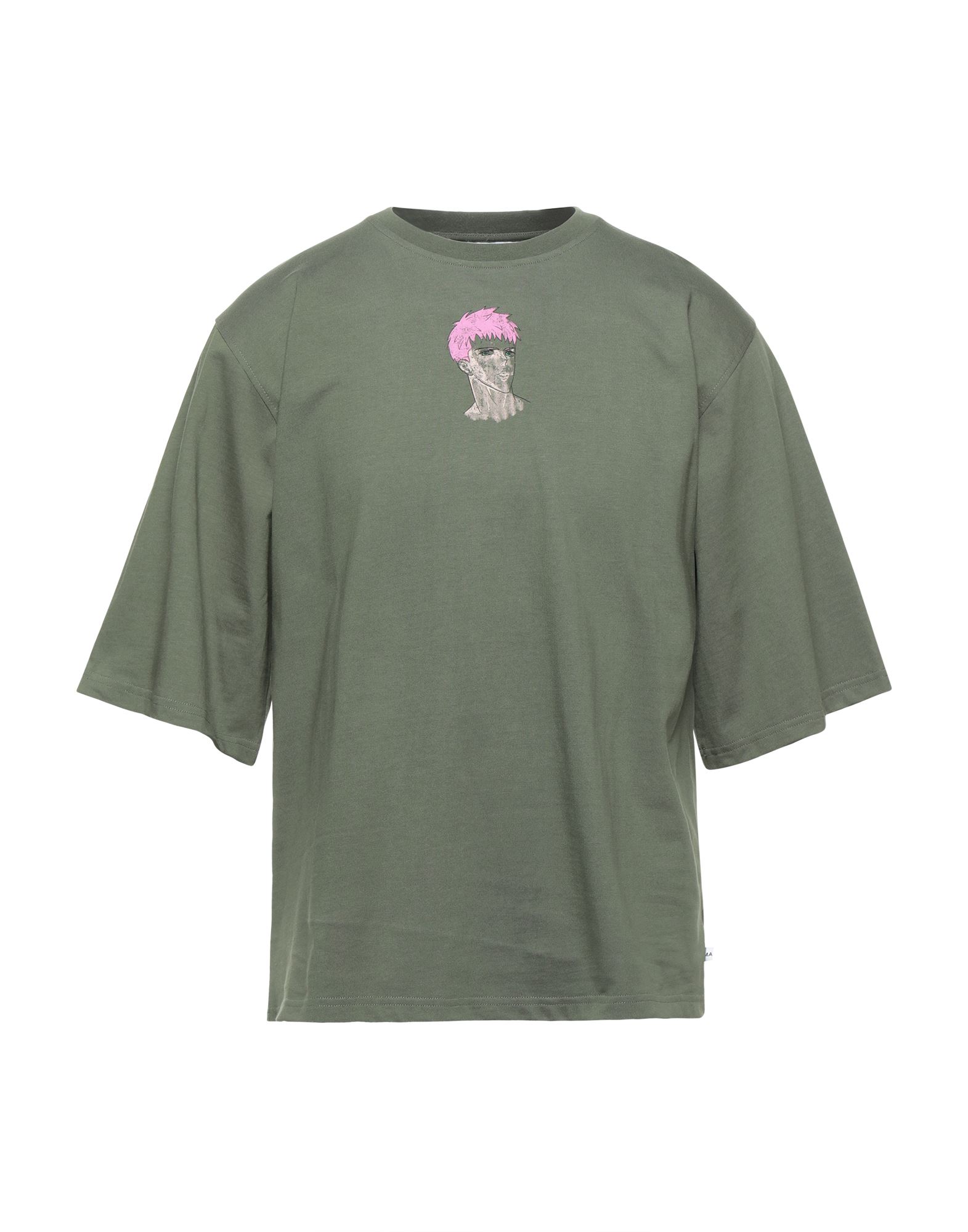 Martin Asbjørn T-shirts In Military Green