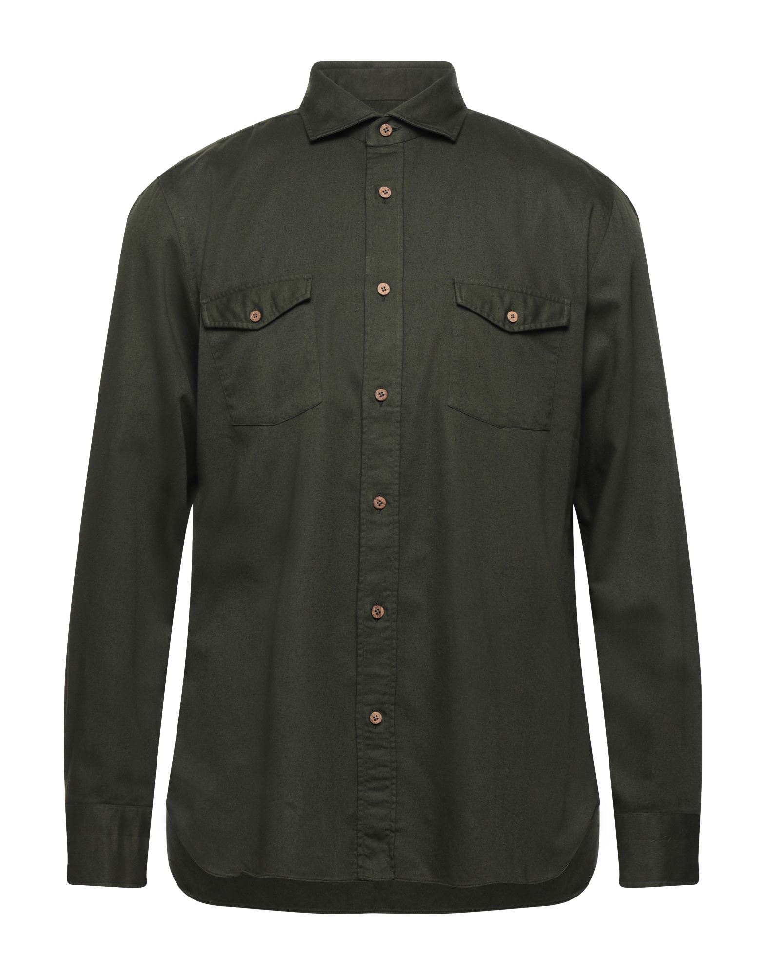 Giampaolo Shirts In Military Green