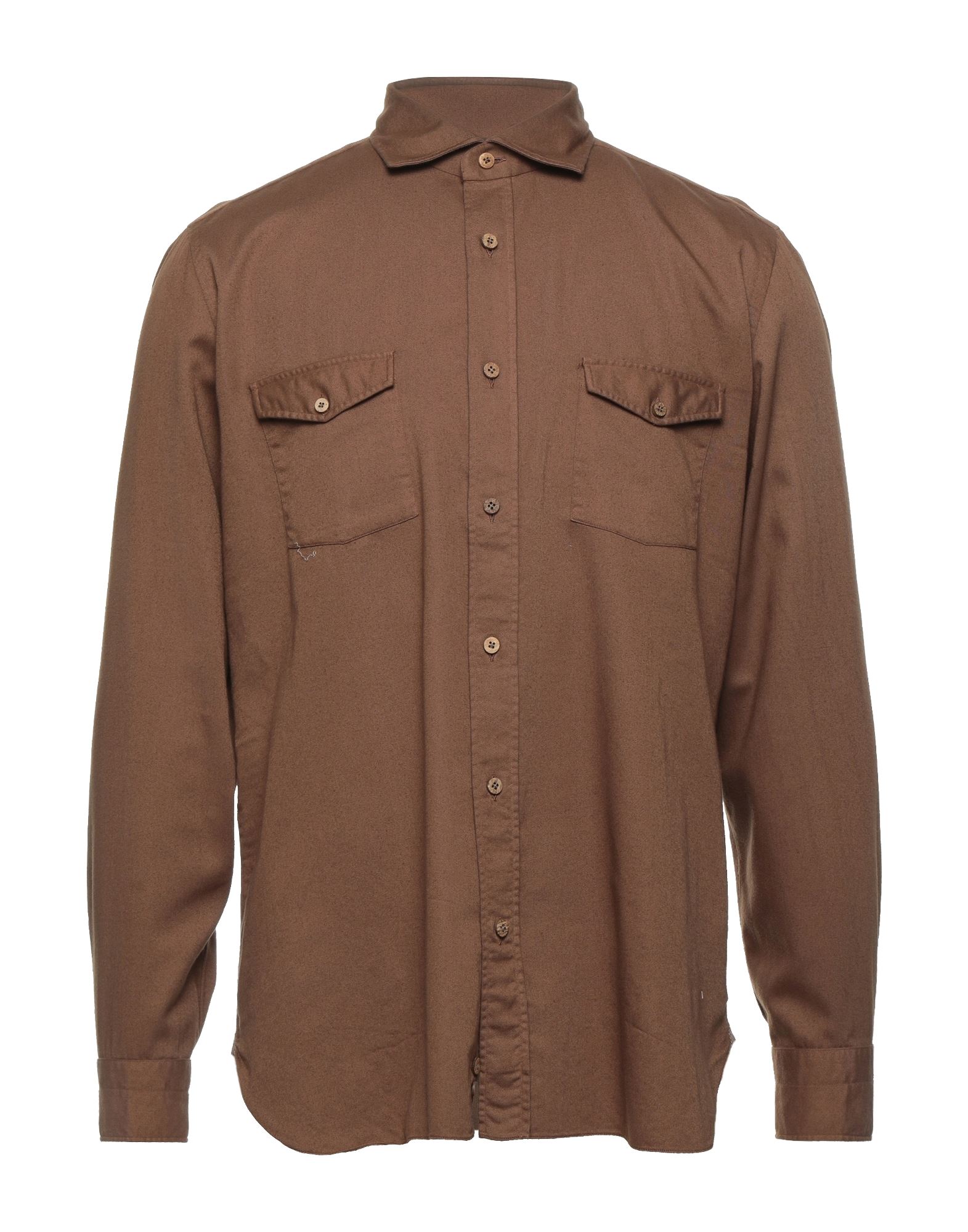 Giampaolo Shirts In Brown