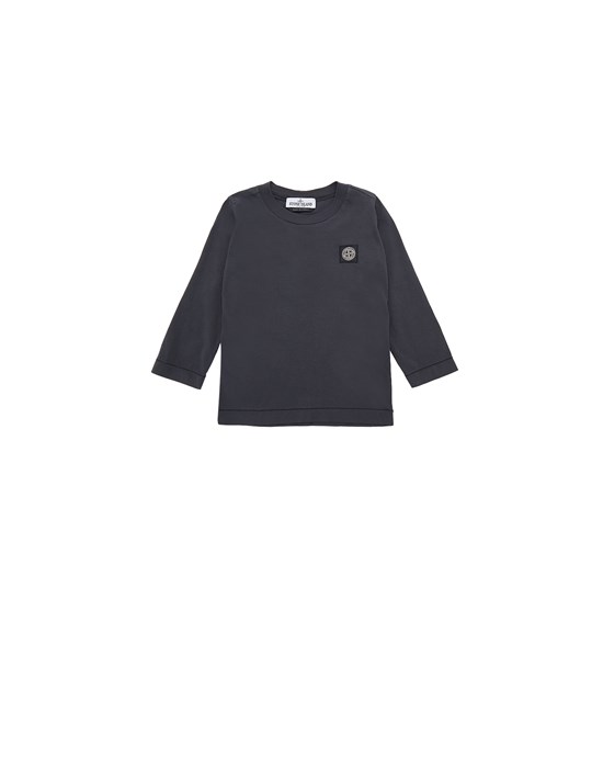 Sold out - STONE ISLAND BABY 20447 Long sleeve t-shirt Man Steel Grey