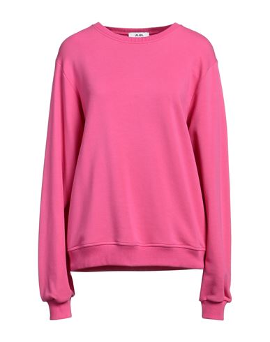 Jijil Woman Sweatshirt Magenta Size 2 Cotton, Polyester
