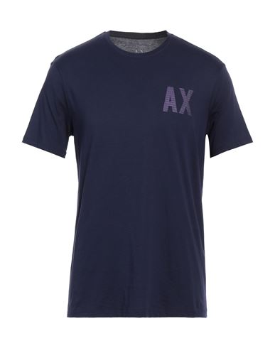 Armani Exchange Man T-shirt Dark Purple Size Xl Cotton