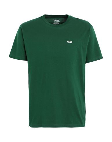 Vans Mn Left Chest Logo Tee Man T-shirt Green Size S Cotton