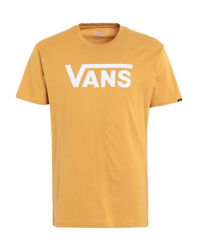 Vans Mn  Classic Man T-shirt Ocher Size S Cotton In Yellow