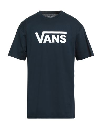 Vans Mn  Classic Man T-shirt Navy Size L Cotton In Blue
