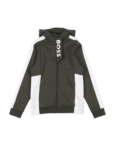 Hugo Boss Boss Toddler Boy Tracksuit Military Green Size 4 Cotton, Polyester, Elastane In Green