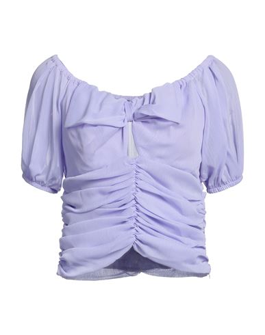 Denny Rose Woman Top Lilac Size M Polyester In Purple