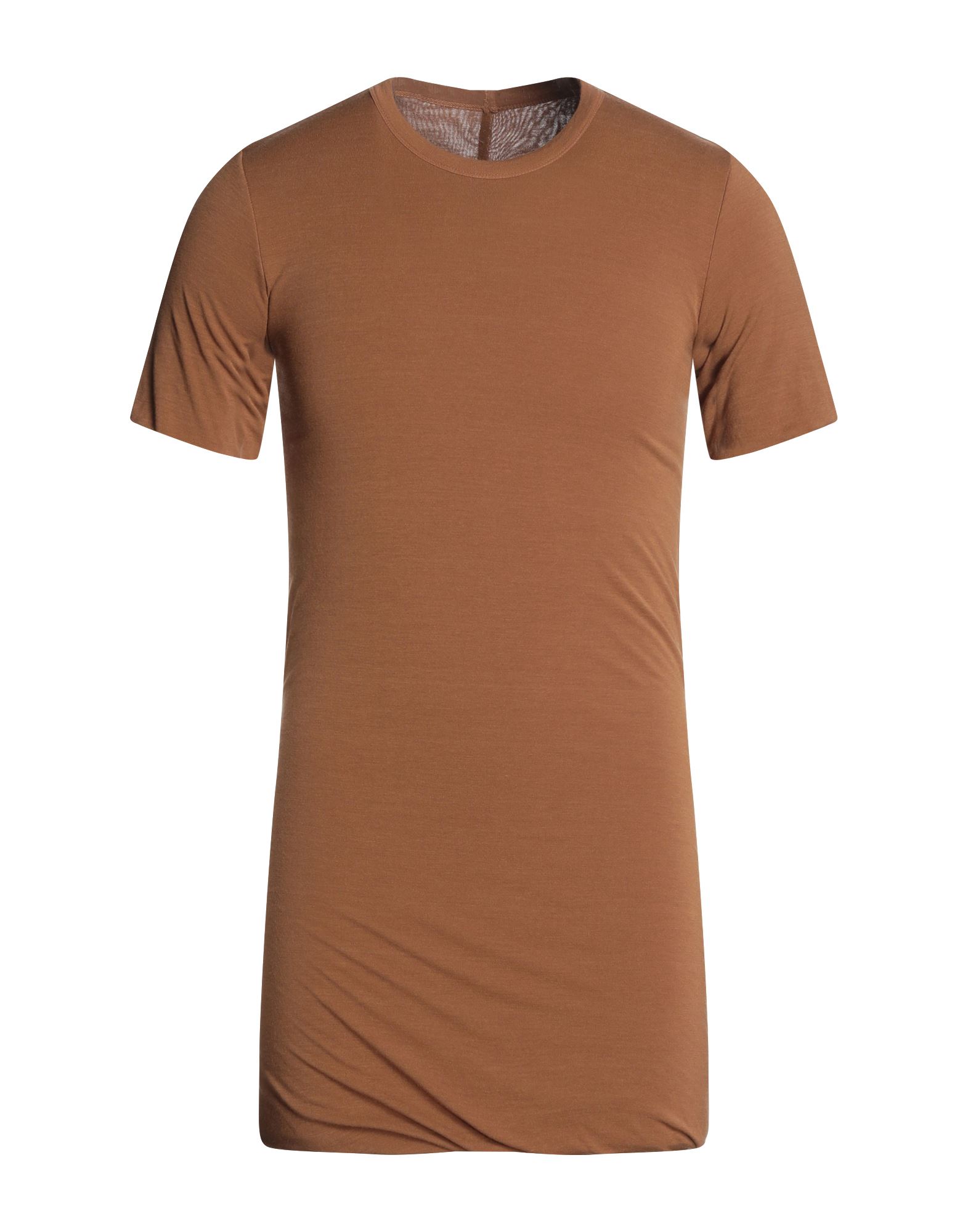 Rick Owens T-shirts In Camel