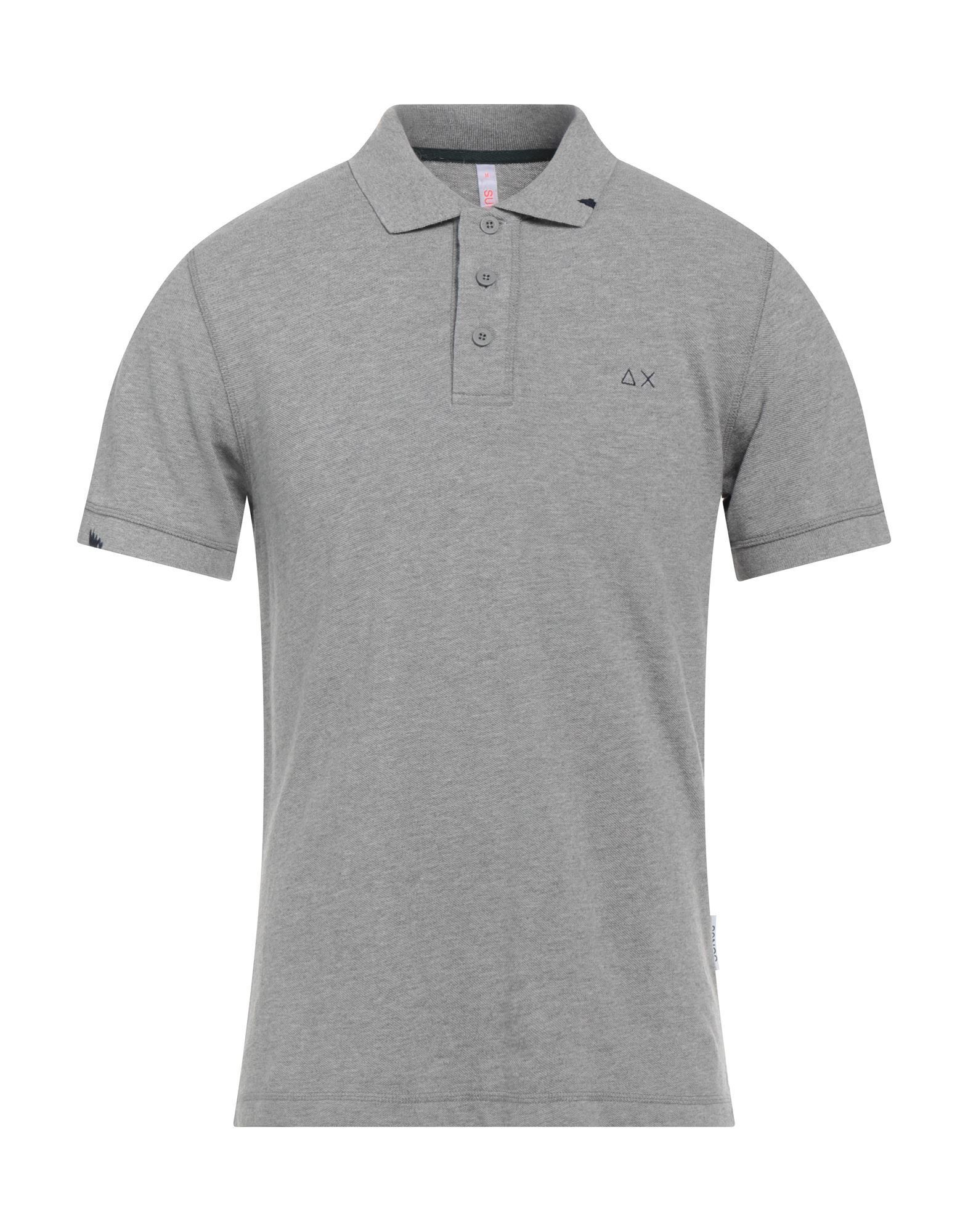 Sun 68 Polo Shirts In Light Grey