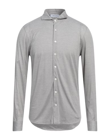 Gran Sasso Man Shirt Grey Size 38 Cotton