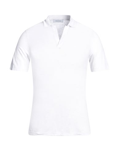 Gran Sasso Man Polo Shirt White Size 34 Cotton