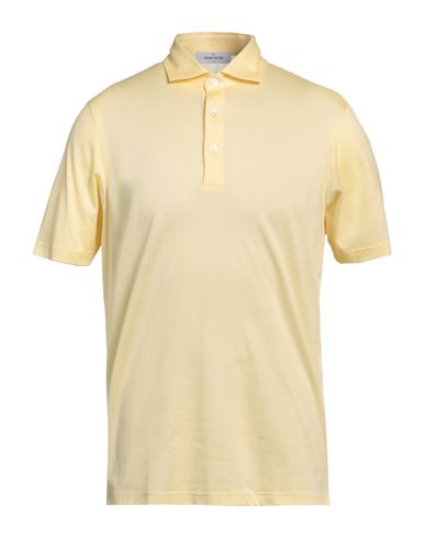 Gran Sasso Man Polo Shirt Light Yellow Size 40 Cotton In Yellow