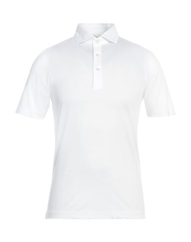 GRAN SASSO GRAN SASSO MAN POLO SHIRT WHITE SIZE 34 COTTON