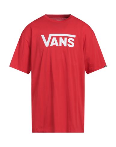 Vans Man T-shirt Red Size Xl Cotton