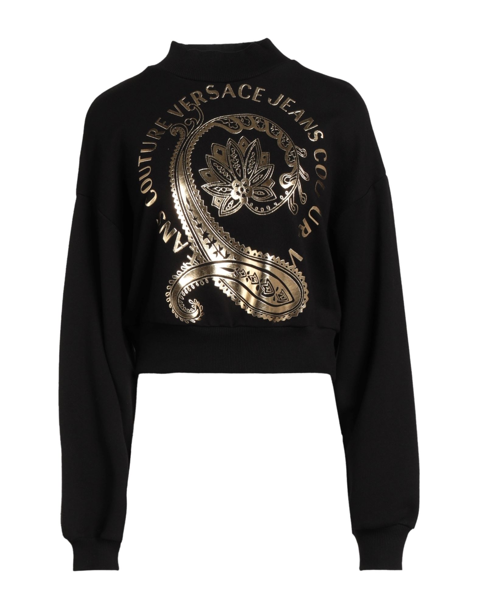 Versace Jeans Couture Sweatshirts In Black