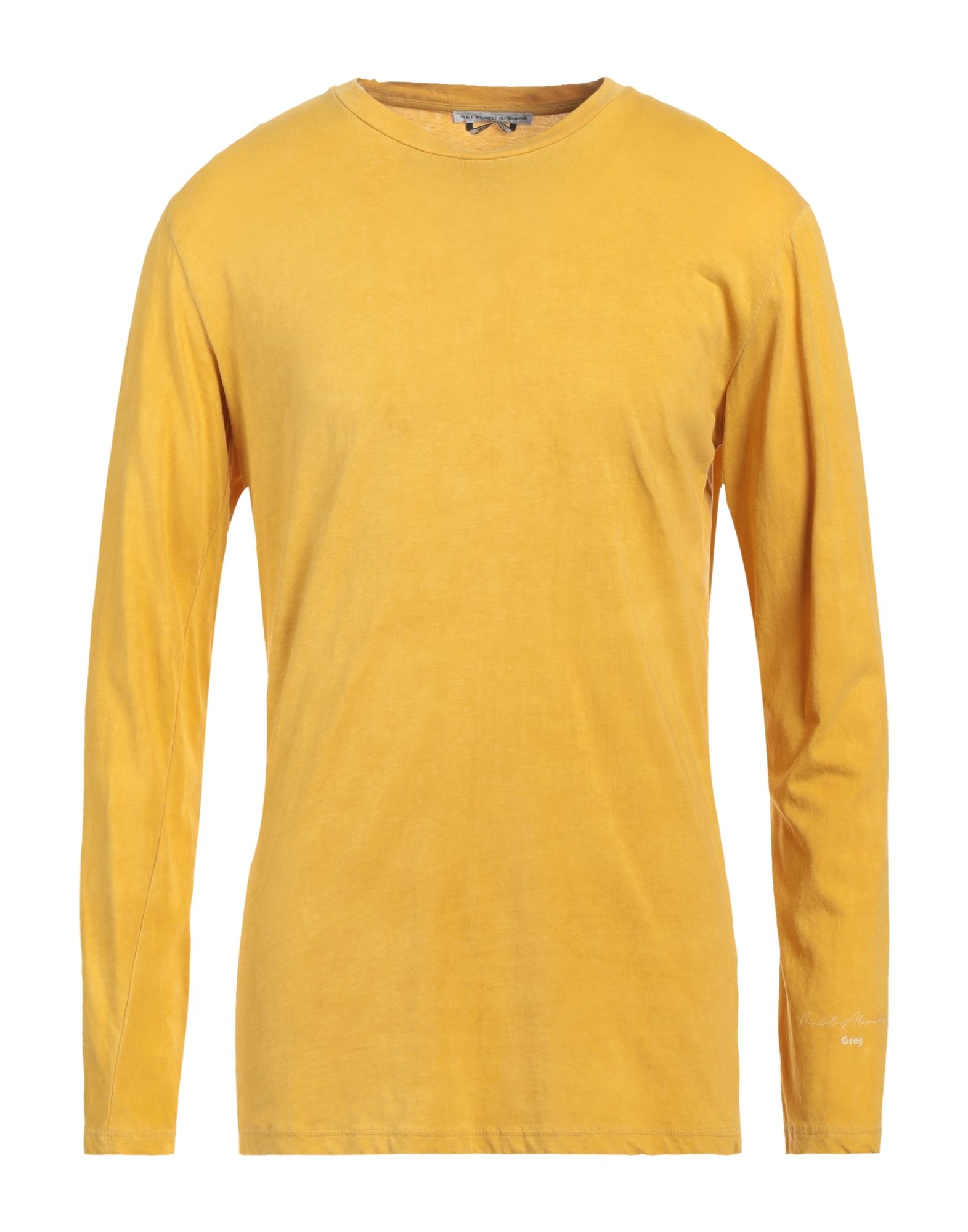 Grey Daniele Alessandrini T-shirts In Yellow