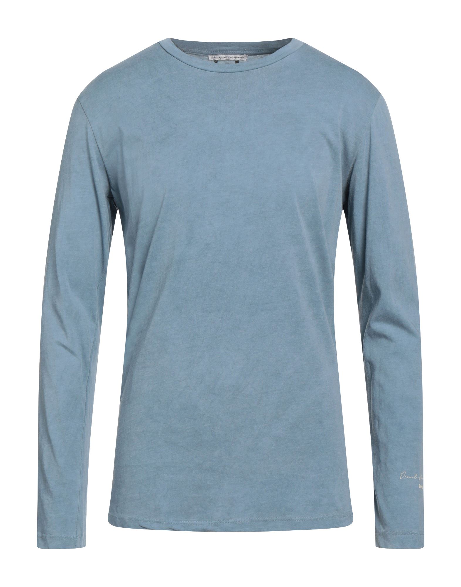 Grey Daniele Alessandrini T-shirts In Blue