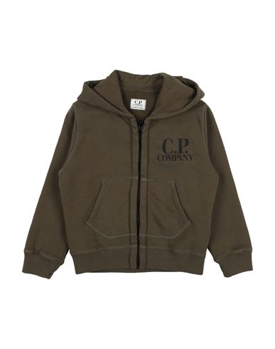 C.p. Company Undersixteen C. P. Company Undersixteen Toddler Boy Sweatshirt Military Green Size 6 Cotton In Green
