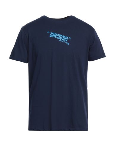 Daniele Alessandrini Homme Man T-shirt Midnight Blue Size Xxl Cotton