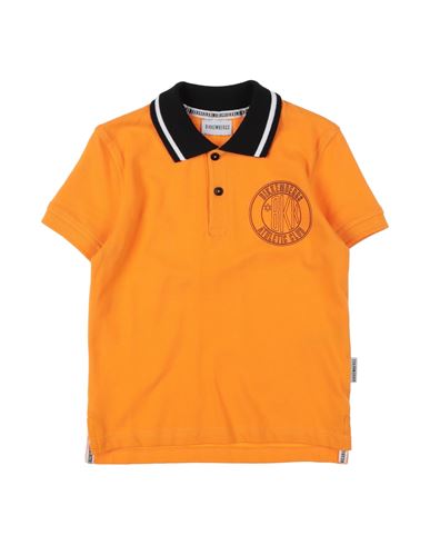 Bikkembergs Babies'  Toddler Boy Polo Shirt Orange Size 4 Cotton