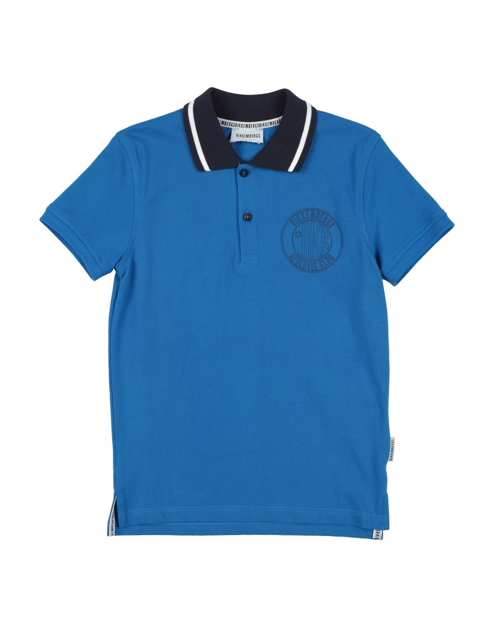 Bikkembergs Kids'  Polo Shirts In Blue