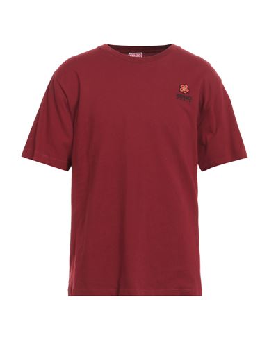 Kenzo Man T-shirt Burgundy Size Xxl Cotton In Red