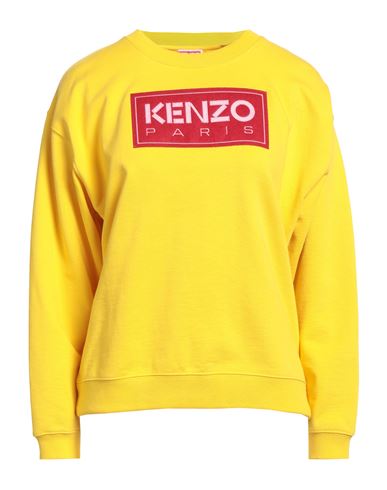 Shop Kenzo Woman Sweatshirt Yellow Size S Cotton