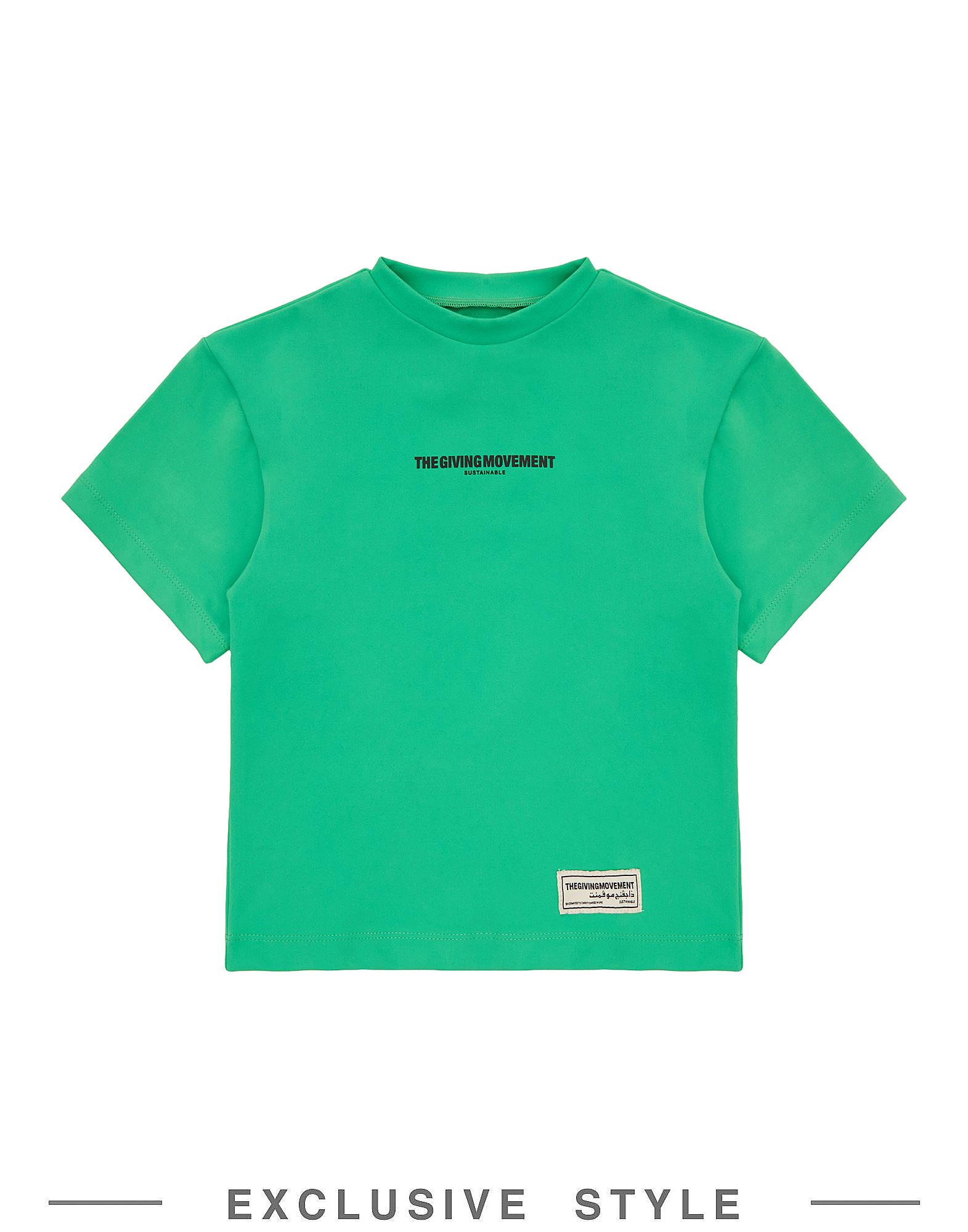 The Giving Movement X Yoox T-shirts In Light Green