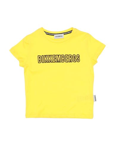 Bikkembergs Babies'  Toddler Boy T-shirt Yellow Size 4 Cotton