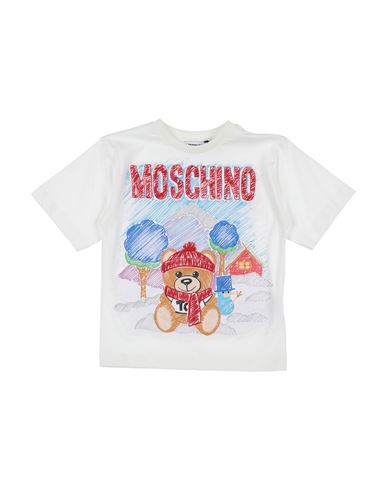 Moschino Kid Toddler T-shirt White Size 5 Cotton, Elastane In White