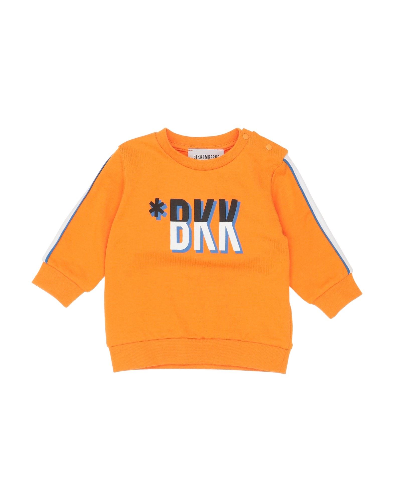 Bikkembergs Kids' Sweatshirts In Orange