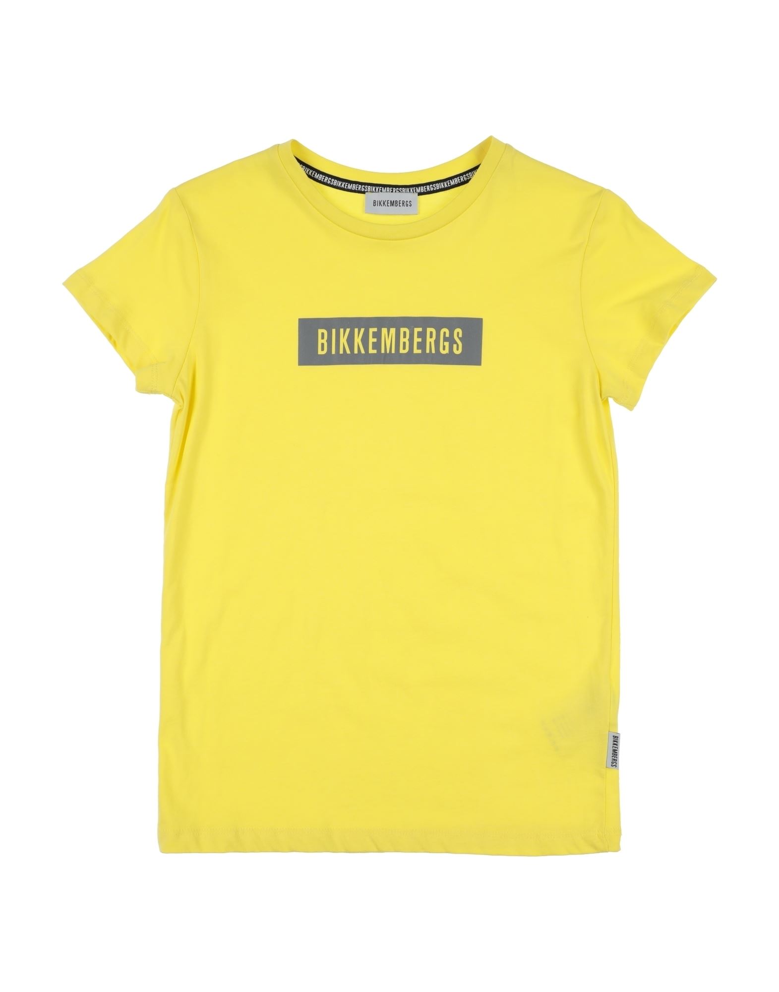 Bikkembergs Kids'  T-shirts In Yellow