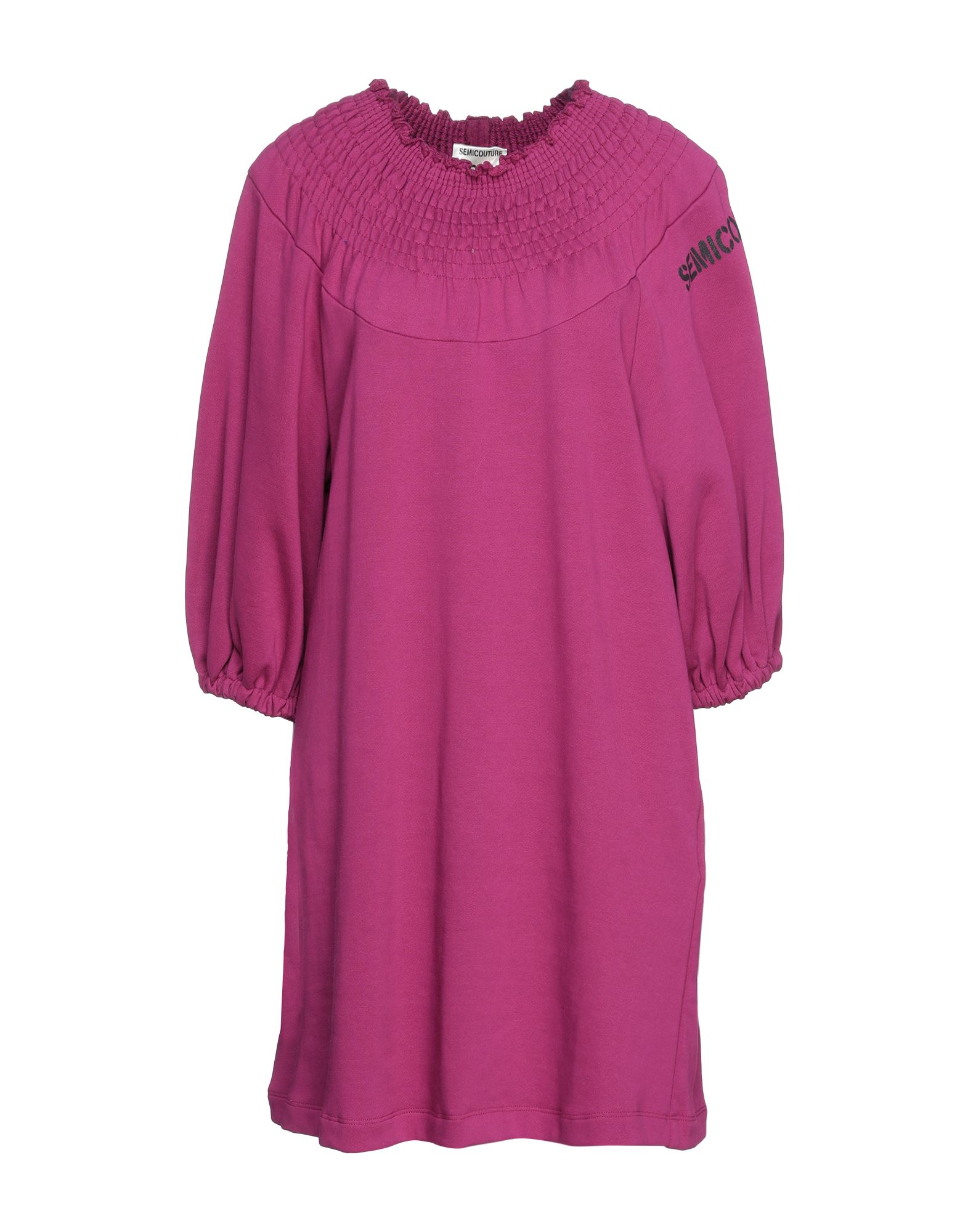 Semicouture Short Dresses In Purple