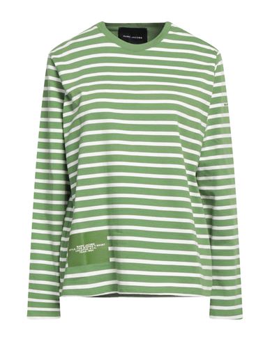 Marc Jacobs Woman T-shirt Green Size L Cotton
