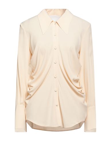 Erika Cavallini Woman Shirt Ivory Size 8 Acetate, Silk In White