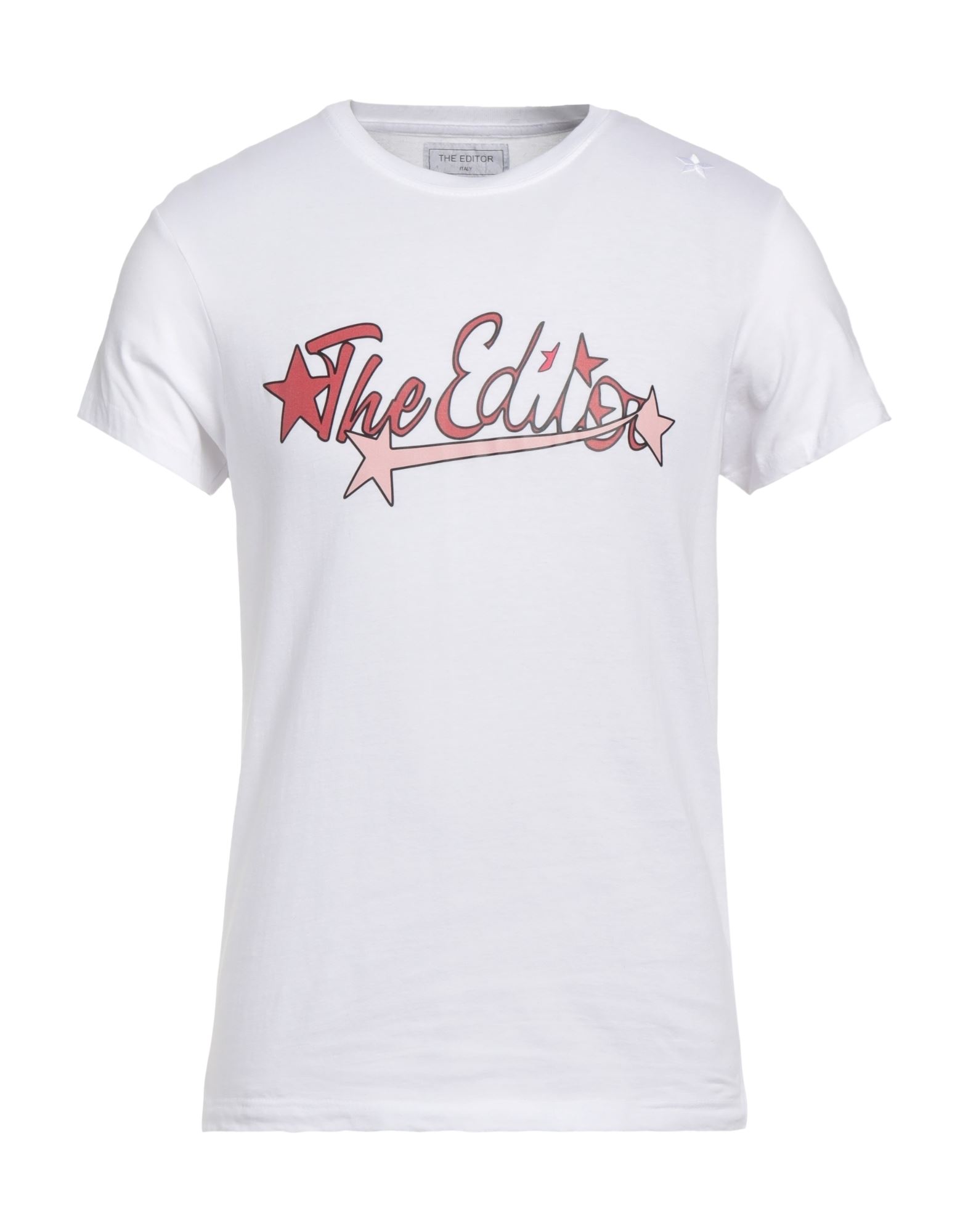Shop The Editor Man T-shirt White Size Xxl Cotton