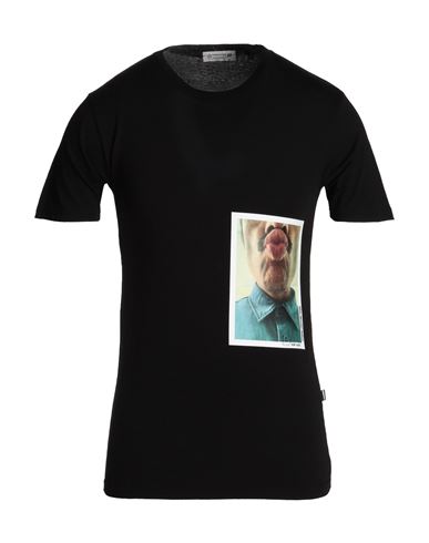 Shop Daniele Alessandrini Homme Man T-shirt Black Size S Cotton