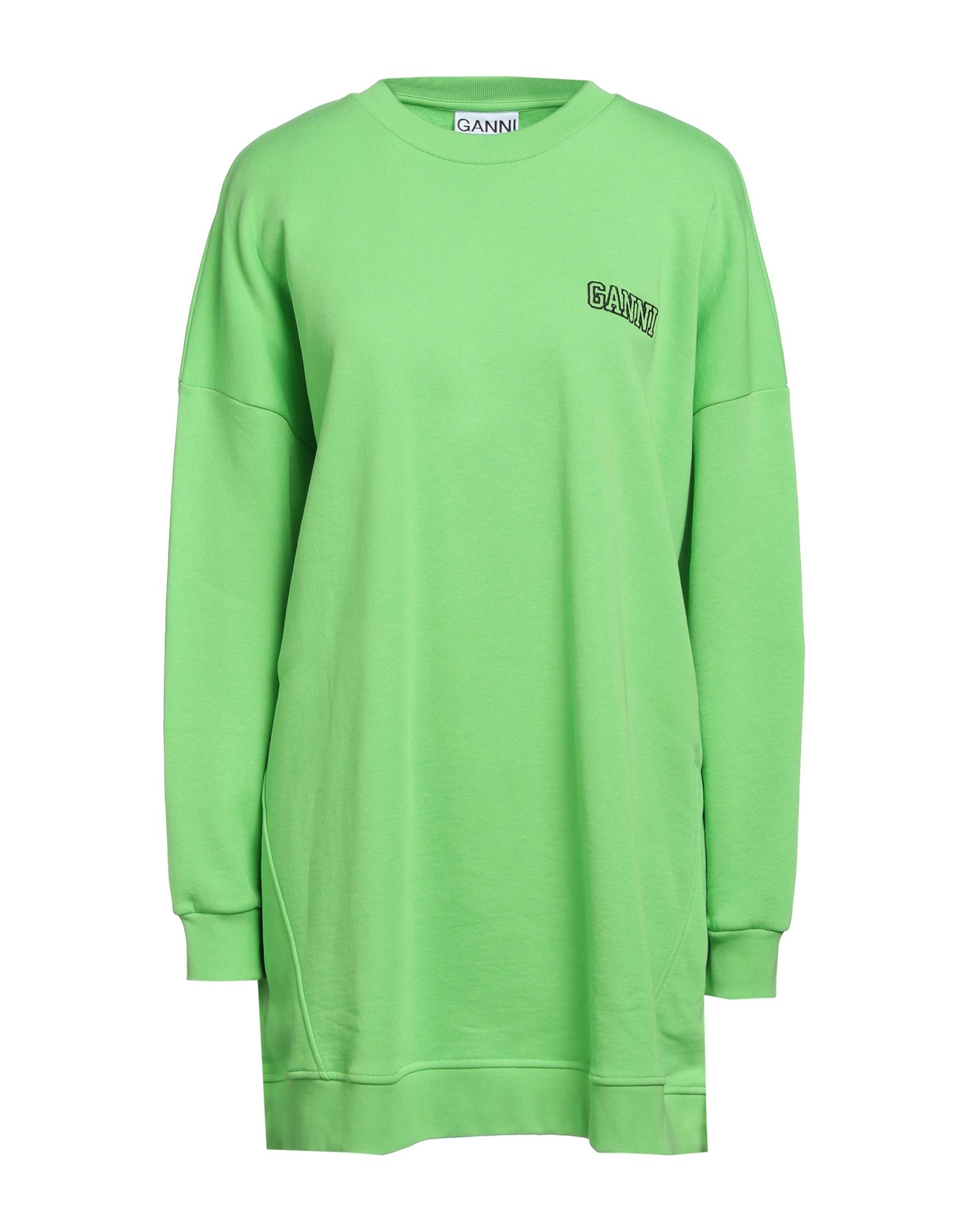 Ganni Sweatshirts In Green