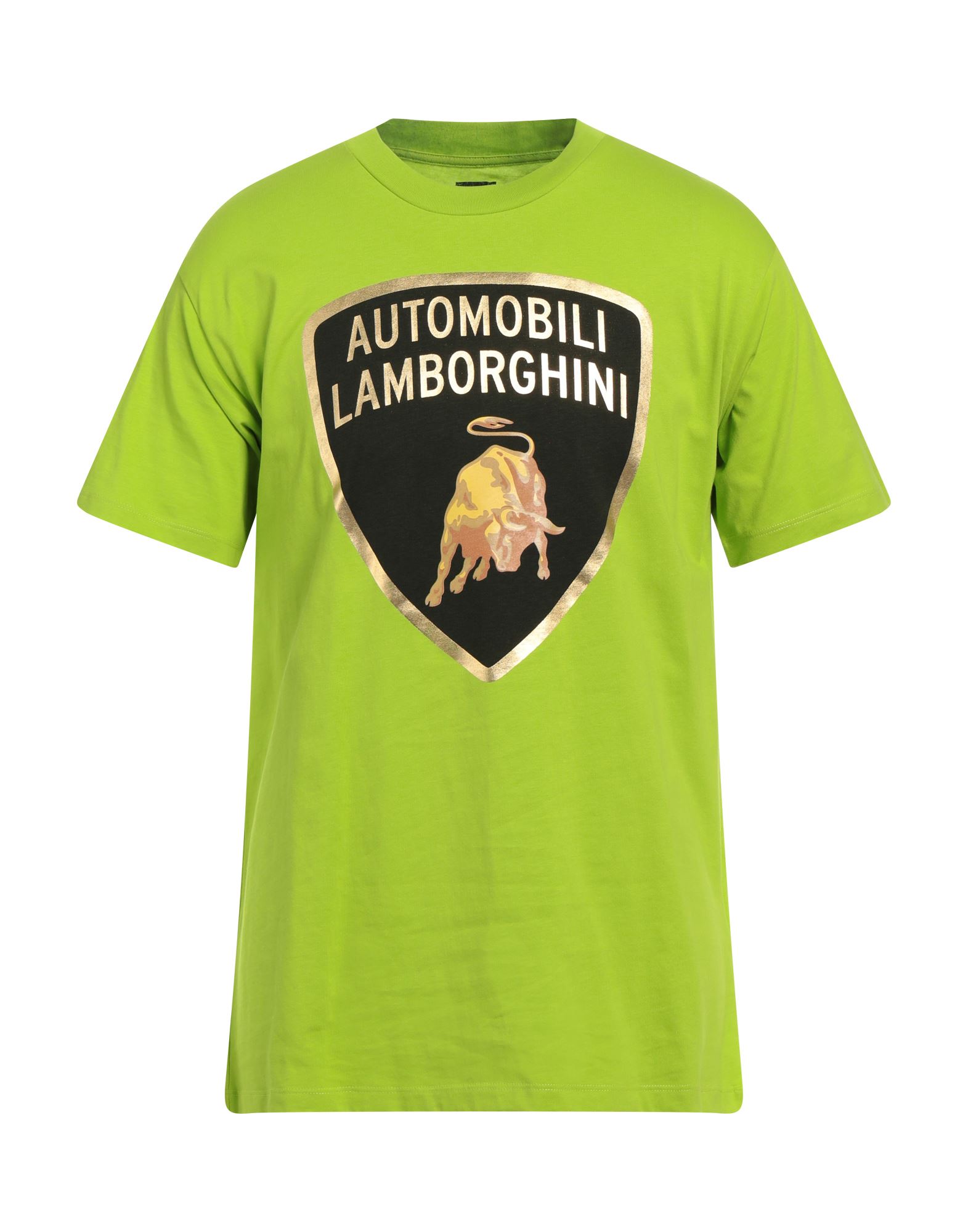 Automobili Lamborghini T-shirts In Acid Green