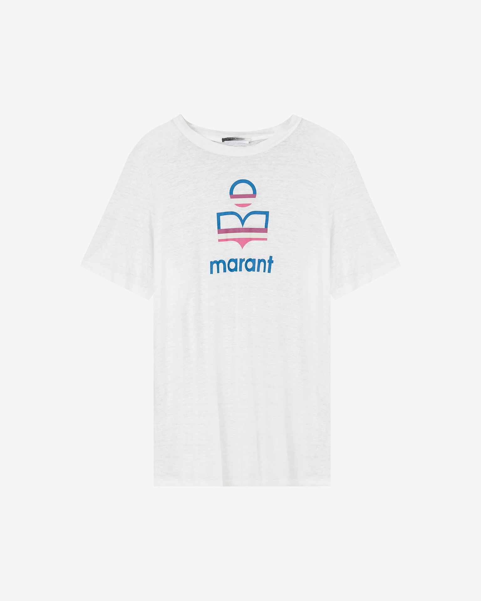 Isabel Marant Karman Logo Crew Neck T-shirt In White